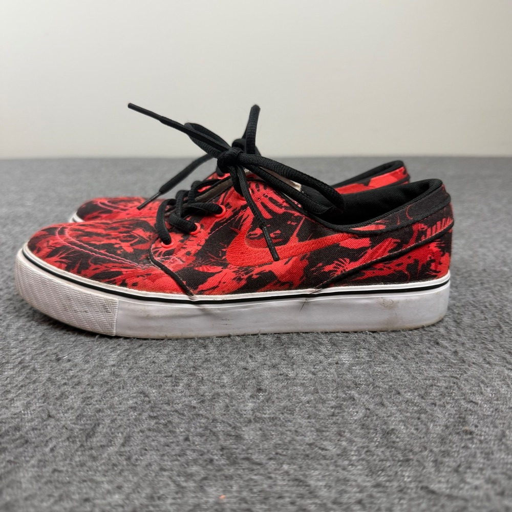Nike SB Stefan Janoski Kids 6Y Red Black Tropical Skate Shoes 657446-066